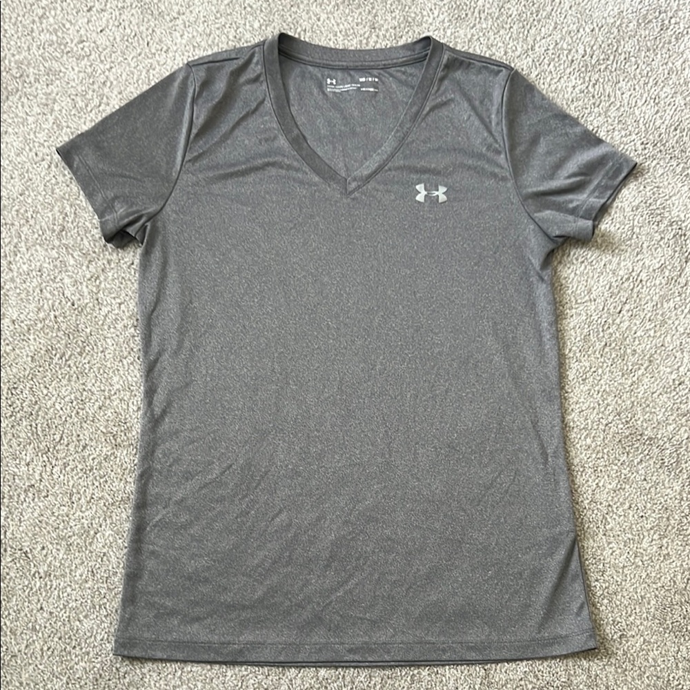 Under Armour Women's Gray V-Neck Top